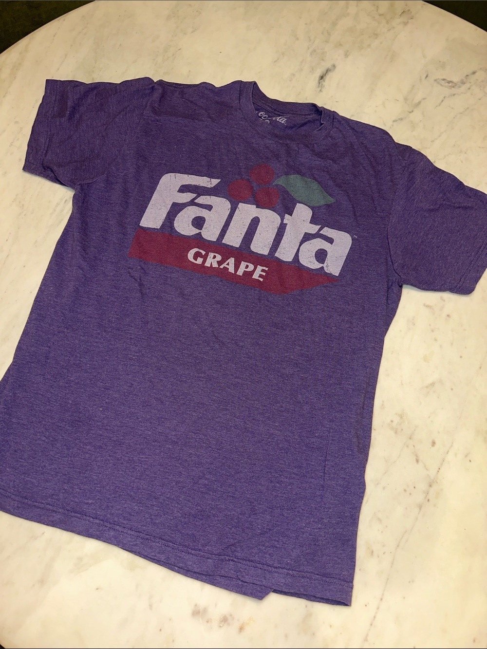 Fanta Grape Purple Graphic Tee size medium